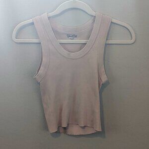 John Galt ribbed tank - pink